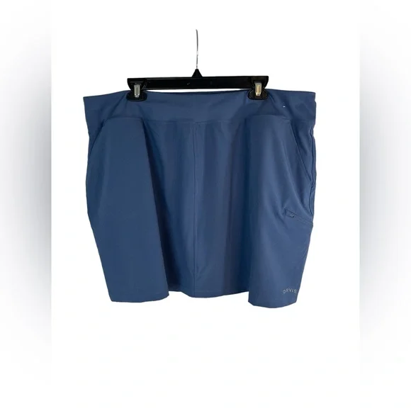 Orvis woman’s blue skort athleasiure golf tennis travel size XXL‎