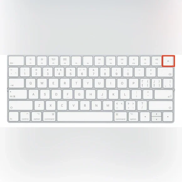 Wireless White Keyboard