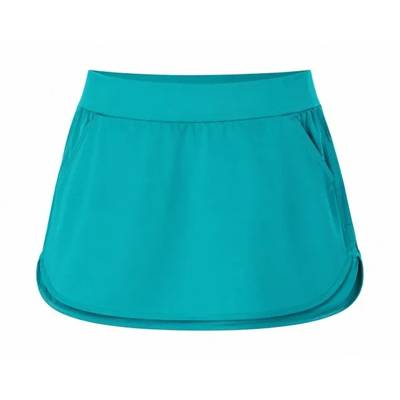 Columbia Sandy Creek Stretch Skort Teal Blue Womens Medium NEW athletic gorpcore