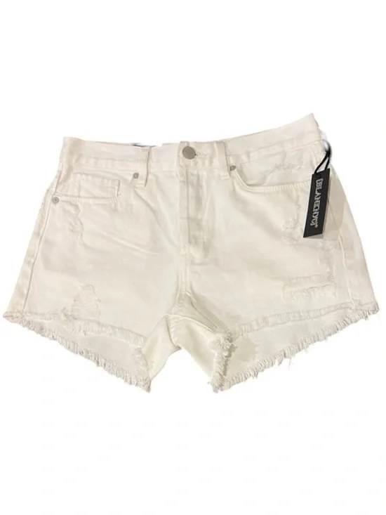 BlankNYC White Distressed Cutoff Denim Shorts Size 26 | 3” Inseam NWT