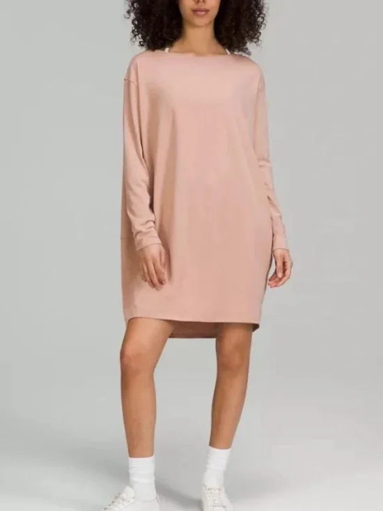 Lululemon Back In Action Long Sleeve Dress Size 6