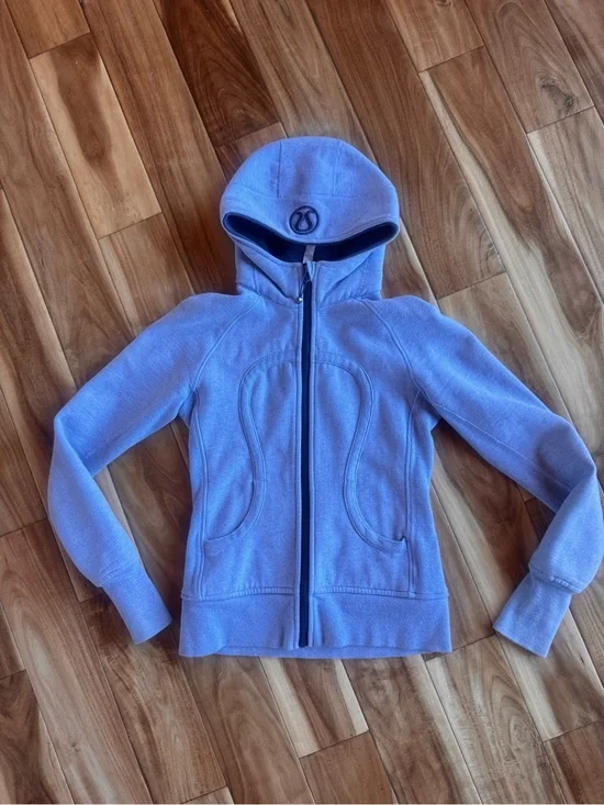lululemon athletica Blue Scuba Full-Zip Hoodie