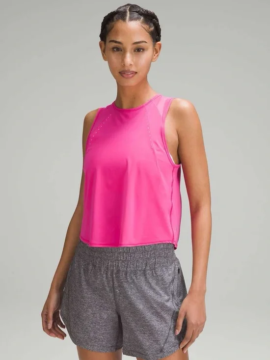 Lululemon Sculpt Cropped Tank Top Sonic Pink Size