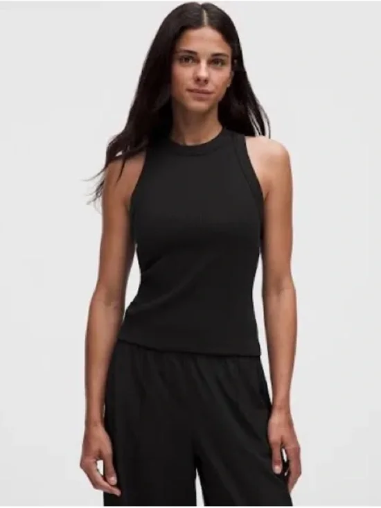 lululemon athletica Black High-Neck Tank