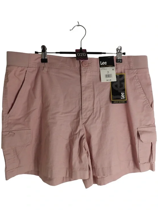 Lee Women's Light Pink Cargo Shorts
