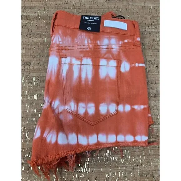 Blank‎ Nyc Shorts Women's 25 The Essex Classic Cut Off Tie Dye Casual Preppy