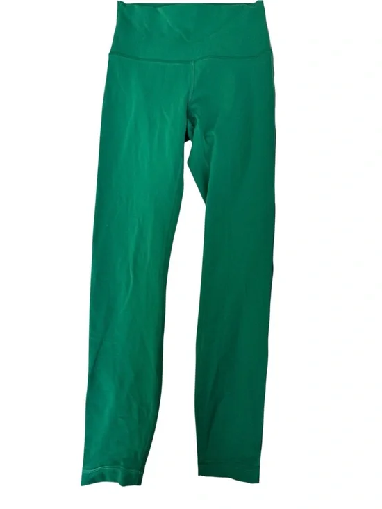Lululemon Woman’s Wunder Train High-Rise Leggings Raceway Green 24” Size 4
