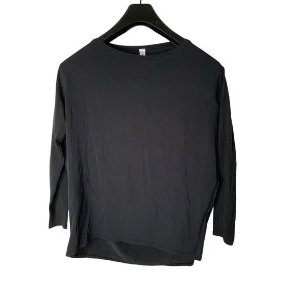Lululemon long sleeve top black women's size 2
