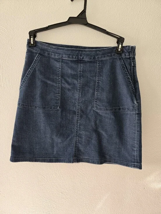 PrAna Stretch Denim Skirt