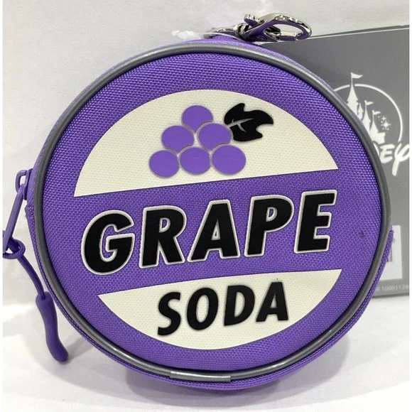 Disney Pixar Up Grape Soda Coin Purse Keychain Disney Parks Disney Store NWT