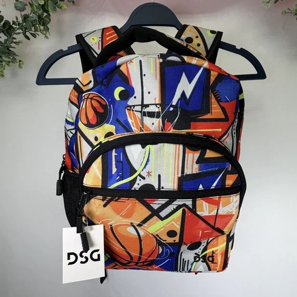 DSG Backpack Book Bag Youth Baketball Padded Straps Laptop Tablet Sleeve