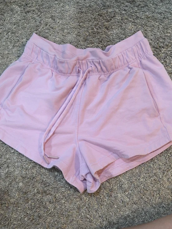 lululemon athletica Light Pink Drawstring Athletic Shorts