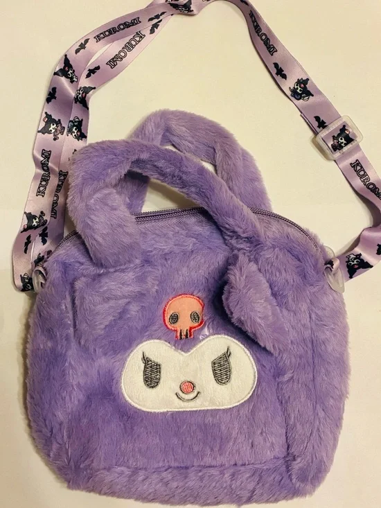 Sanrio KUROMI Mini Handbag/shoulder Bag Removable Straps