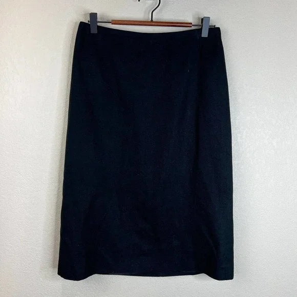 Dries Van Noten Womens Straight and Pencil Skirt‎ Knee Length Size 40 Black