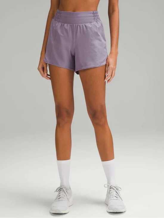 Lululemon Purple Ash Hotty Hot Shorts 4”