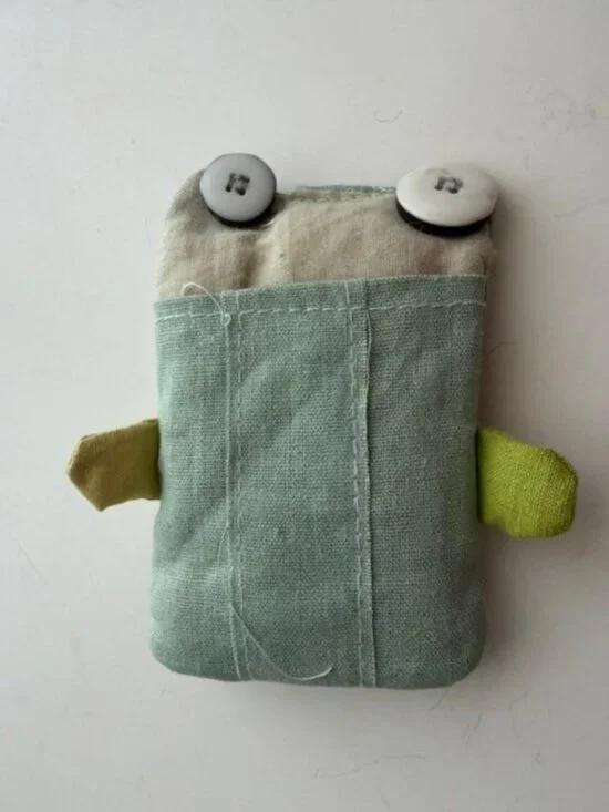 Fun Frog Pocket for You or Your Daughter to Carry Keys or a Credit Card or Phone