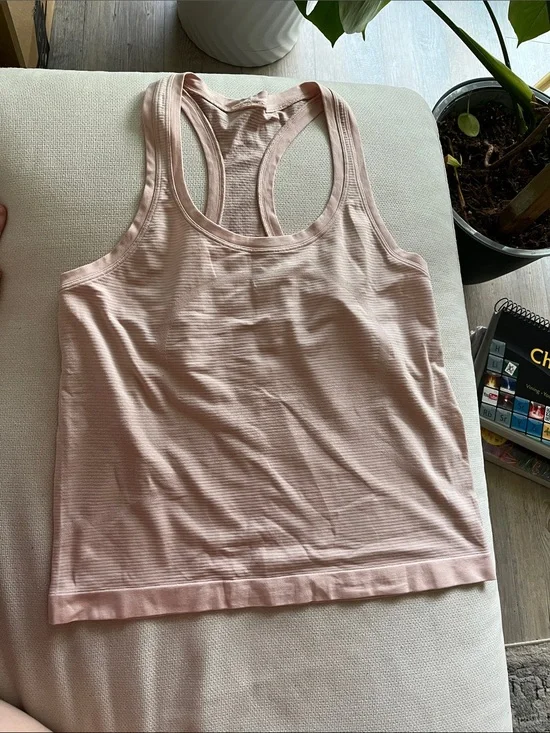 Lululemon Ribbed Racerback Tank Top - Blush Pink