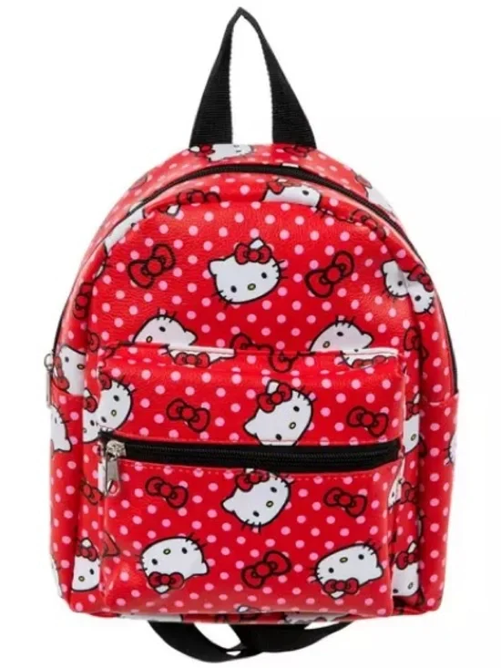 Hello Kitty Red and White Polka Dot Mini Backpack