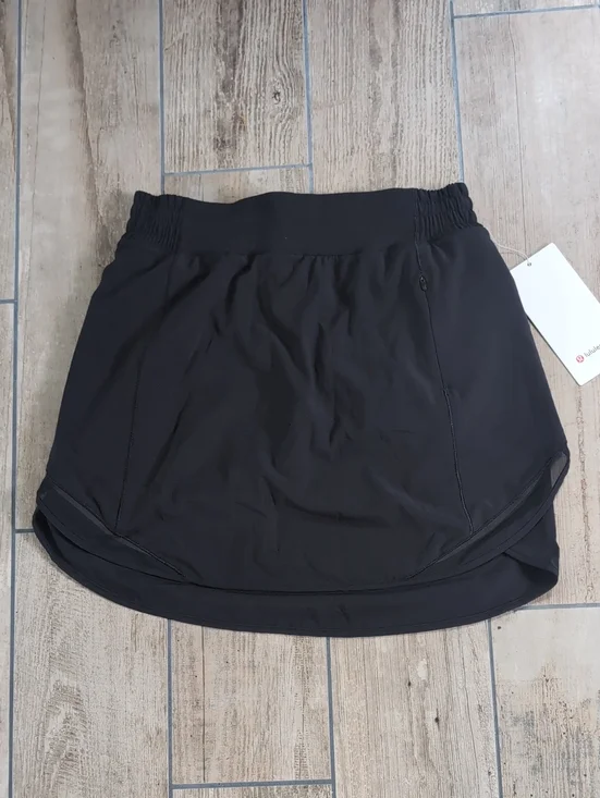 NEW lululemon Black Athletic Hotty Hot HR Long Skirt / Skort