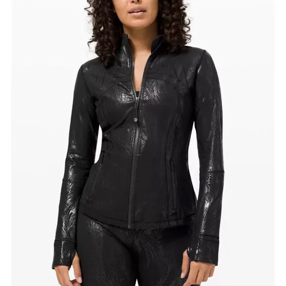 Lululemon Shine Define Jacket | Black Shine in 6