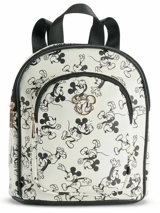 Disney White & Black Mickey Sketches Mini Backpack