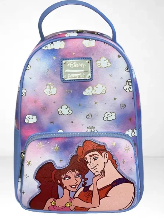Loungefly Disney Hercules & Meg mini backpack Hard tag new!