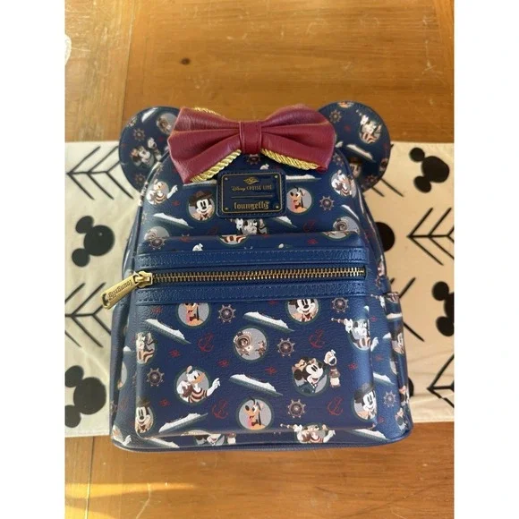 Disney Cruise Line Treasure Adventure DCL Mickey Loungefly Backpack Bag New Tag