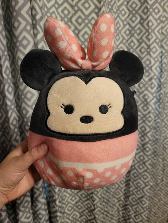 Disney Minnie Mouse - Pink Polka Dot Plushie- Squishmallow