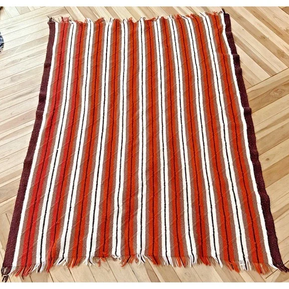 Vintage Handmade Afghan Blanket – 67