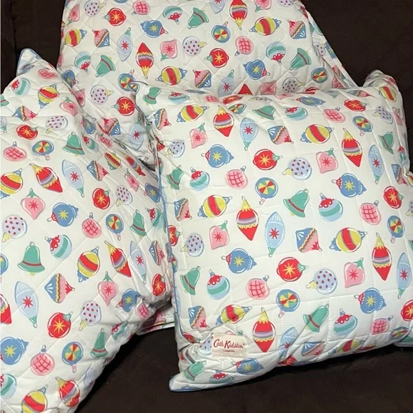 Cath Kidston Festive Ornament Patterned Pillows