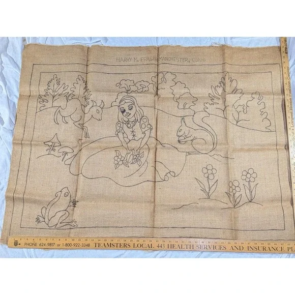 Rare Fraser Snow White Rug Hooking Pattern  30