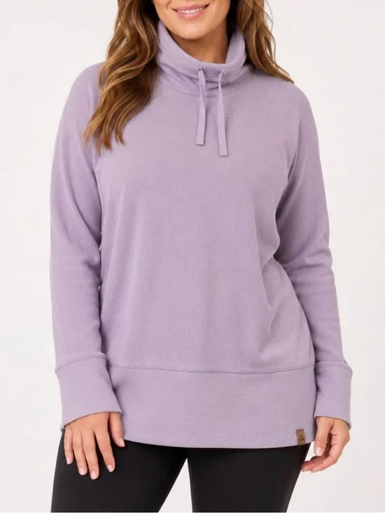 NEW Gerry Lavender Funnel Neck Women’s Sweater/sweatshirt SZ MD cozy top