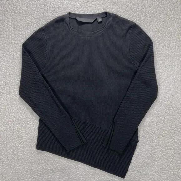 Harley Davidson Ribbed Knit Sweater Women’s Medium Moto Biker‎ Minimalist Casual