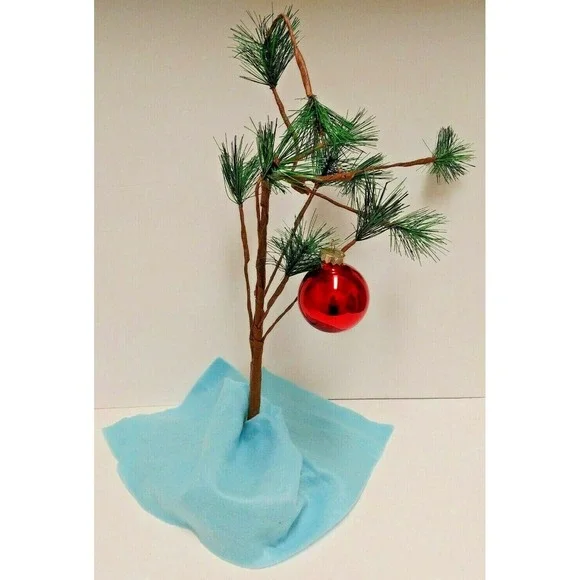 Product Works 24-Inch Charlie Brown Christmas Tree with Linus's Blanket Holiday