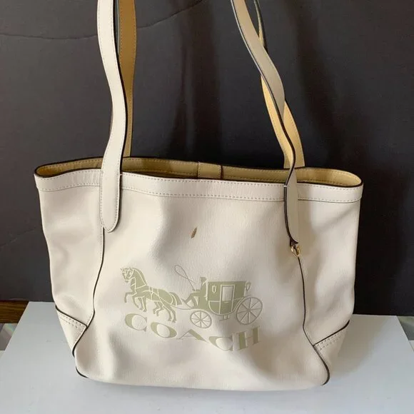 Coach Tote 27 With Horse And Carriage MSRP $328