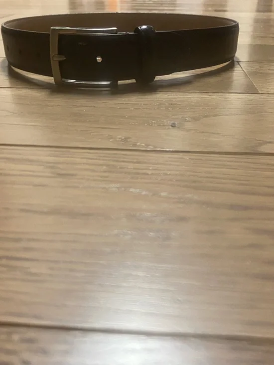 Kids Brown 100% Leather Belt with Classic Buckle