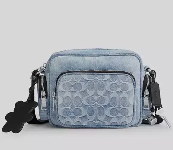 B16-014-Coach Fletcher Crossbody-Loved Denim