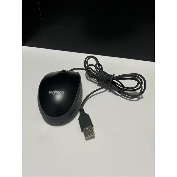 Logitech M-U0026 USB Optical Mouse Black Universal Wired 810-002182