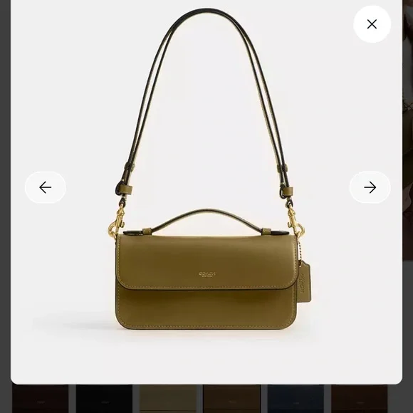 Coach Olive Leather Crossbody Bag