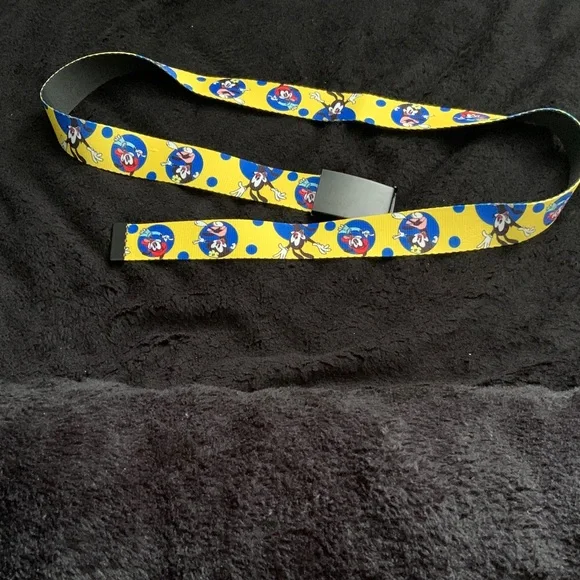 Adults Animaniacs Cartoon Character Belt - Yellow and Blue