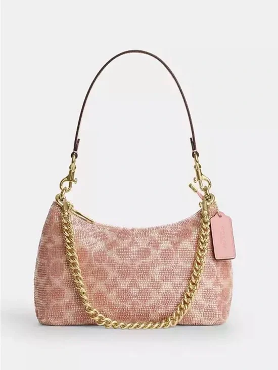Coach Pink Beaded Teri