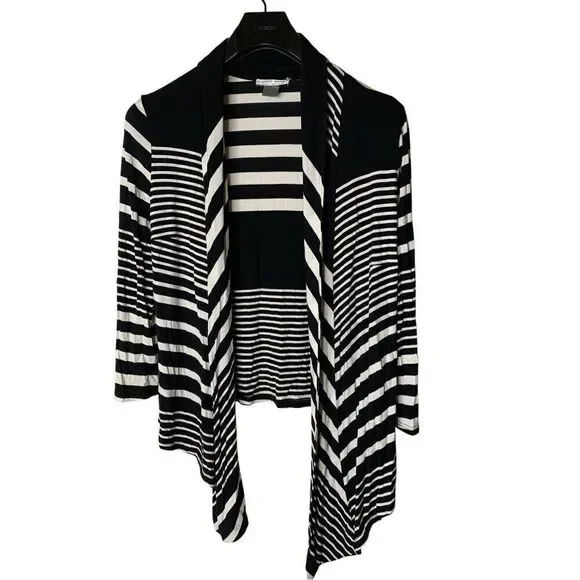Alberto Makali open front cardigan sweater women's size medium