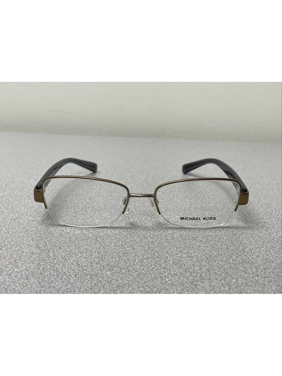Michael Kors Mitzi IV MK 7008 1081 Brown Blue Half Eyeglasses Frames 53[]17-135
