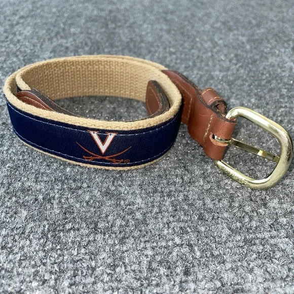 Virginia Cavaliers Kids Leather Belt 28