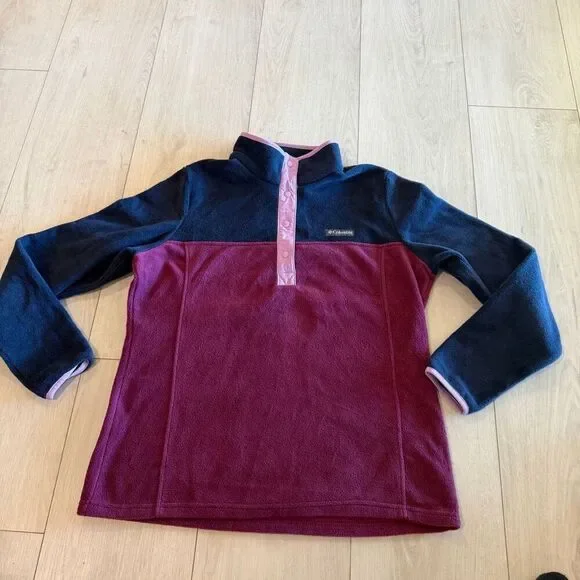 Columbia women's Benton Springs Half Snap Fleece - size L