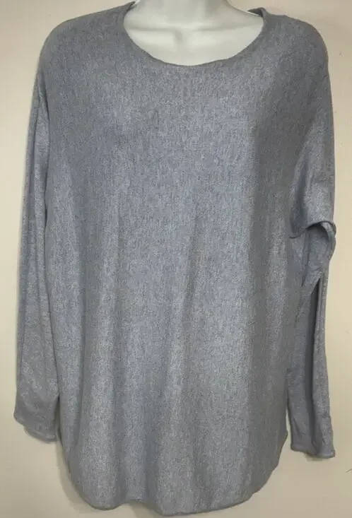 Michael Kors Sweater Women’s Size Medium Chambray Pull-over Long Sleeve NEW
