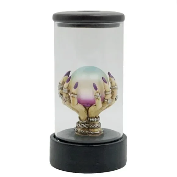 New Halloween Fortune Teller Incense Holder, 3x6.5. Includes 10 lavender cones