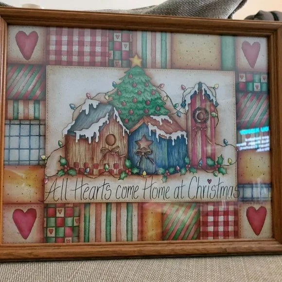 All Hearts Come Home At Christmas Print Home Interiors