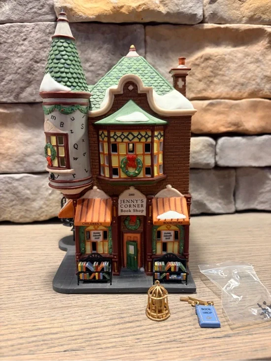Department 56-Christmas in the City-Jenny's Corner Book Shop