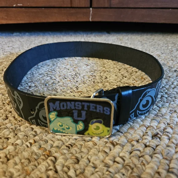 Disney Pixar Monsters Inc Monsters U Kids Belt